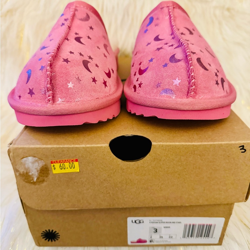 Ugg Kids Girls Keegan Slipper Moon And Stars